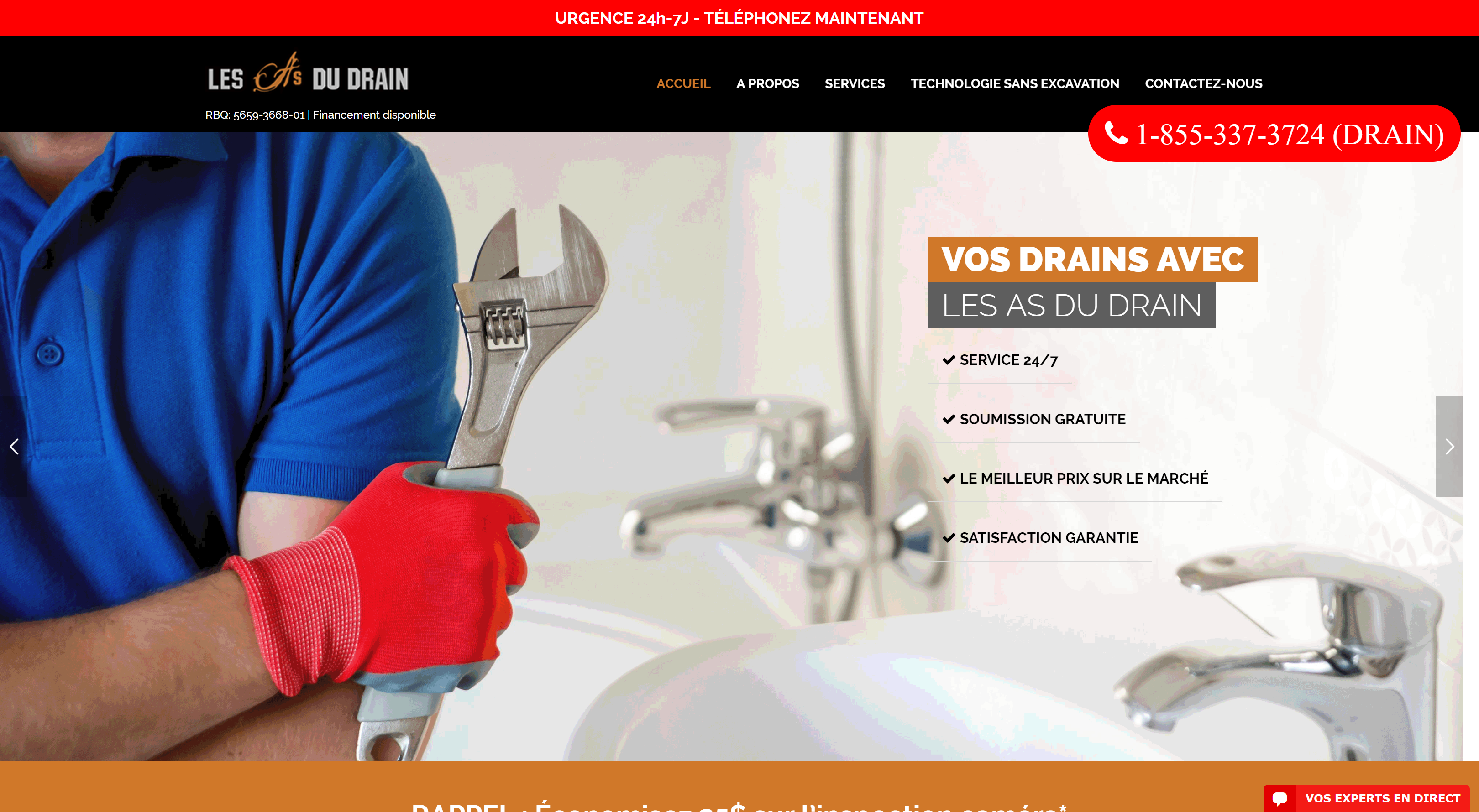 LES AS DU DRAIN